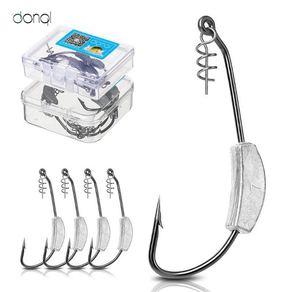 5pcs/box lead head fishing hook wide crank jig for carp lure soft worm tackle accessories hooks
5pcs/box lead head fishing hook wide crank jig for carp lure soft worm tackle accessories hooks