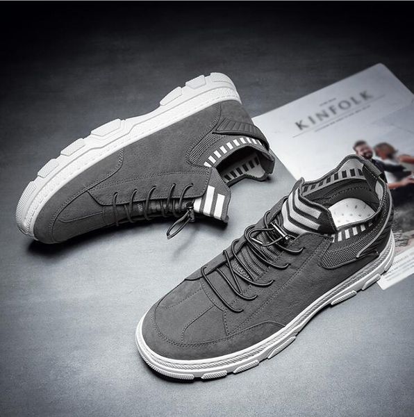 new men casual shoes leather man tide sneaker platform flat shoes autumn fashion lace up cool designer footwear 2021, Black
new men casual shoes leather man tide sneaker platform flat shoes autumn fashion lace up cool designer footwear 2021, Black