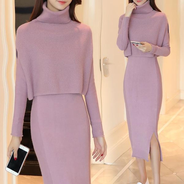 women's two piece pants 2021 autumn winter twinset women sets clothes casual long dress + sweater suits woman fashion casacos, White
women's two piece pants 2021 autumn winter twinset women sets clothes casual long dress + sweater suits woman fashion casacos, White