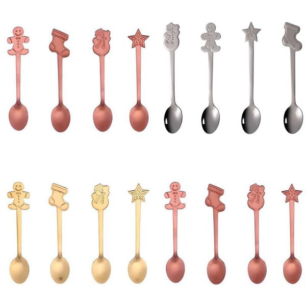 spoons 4pcs stainless steel spoon set christmas coffee ice cream soup sugar dessert teaspoons mixing stirrer kitchen tableware
spoons 4pcs stainless steel spoon set christmas coffee ice cream soup sugar dessert teaspoons mixing stirrer kitchen tableware