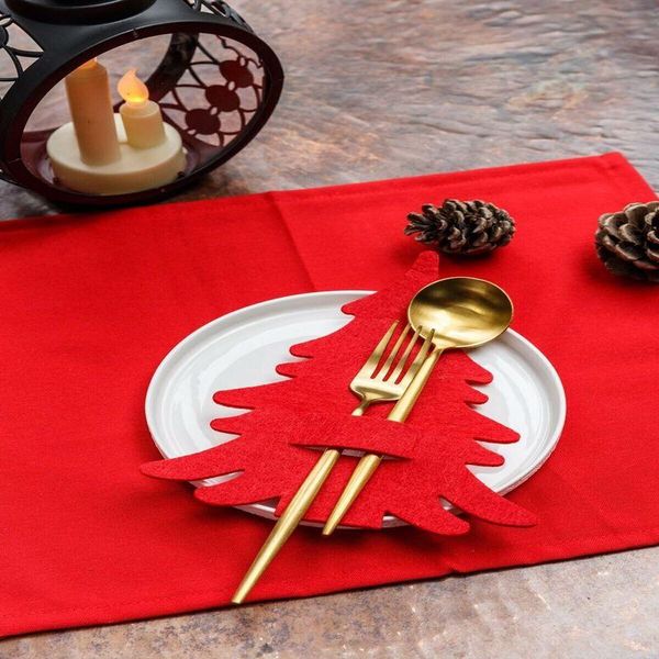 table napkin decorative pine tree cutlery felt 6 pieces red green merry christmas decorations decoration year
table napkin decorative pine tree cutlery felt 6 pieces red green merry christmas decorations decoration year