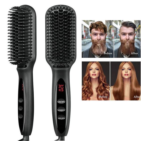 beard hair straightener comb electric heating hairbrush strightening iron temperature adjust women men style tools brushes
beard hair straightener comb electric heating hairbrush strightening iron temperature adjust women men style tools brushes