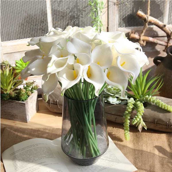 decorative flowers & wreaths 10pcs real touch calla lily artificial bouquet for wedding bridal home flower decoration
decorative flowers & wreaths 10pcs real touch calla lily artificial bouquet for wedding bridal home flower decoration