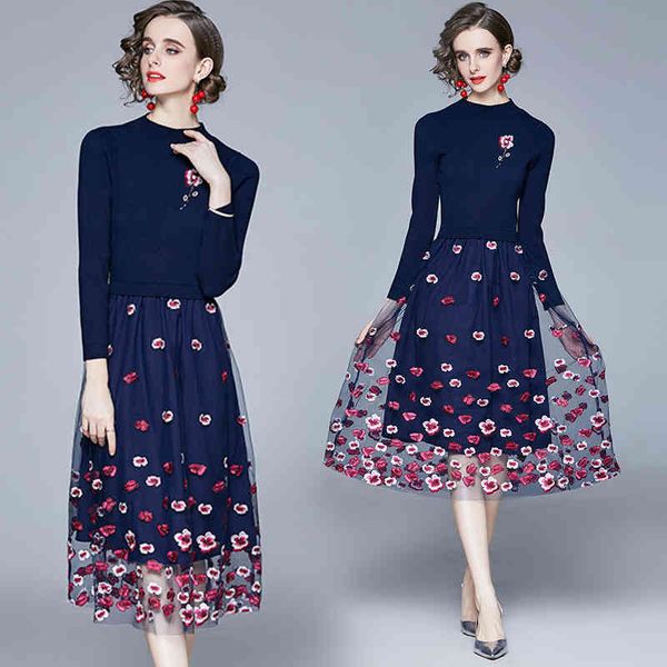 dress spring elegant female cotton mesh fashion ladies floral embroidery bing long dress, Black;gray
dress spring elegant female cotton mesh fashion ladies floral embroidery bing long dress, Black;gray