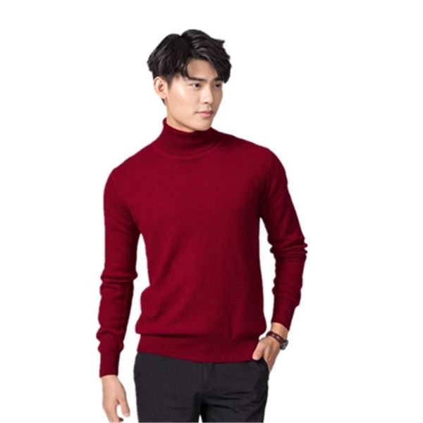 men's sweaters high neck pullover cotton and cashmere blend 2021 autumn, White;black
men's sweaters high neck pullover cotton and cashmere blend 2021 autumn, White;black