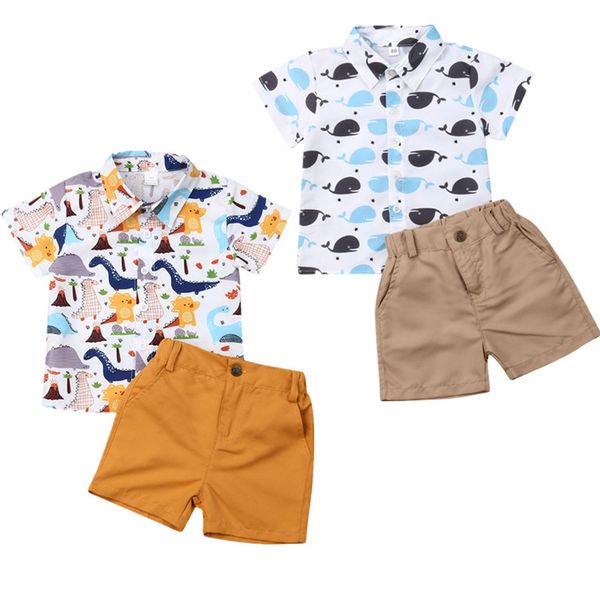 1-6years 2pcs dinosaur printed outfits set for toddler kids baby boy summer clothes short sleeve shirt +solid color shorts, White
1-6years 2pcs dinosaur printed outfits set for toddler kids baby boy summer clothes short sleeve shirt +solid color shorts, White