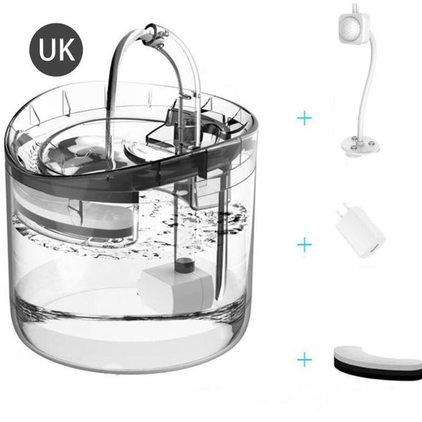 cat bowls & feeders 1.8l pet water dispenser with faucet transparent filter quiet automatic drinking fountain for cats dogs sensor kit
cat bowls & feeders 1.8l pet water dispenser with faucet transparent filter quiet automatic drinking fountain for cats dogs sensor kit