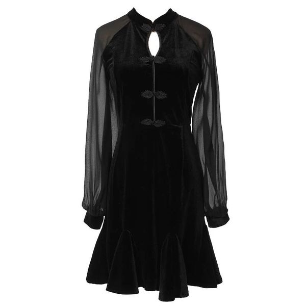 black long sleeve mini dress cheongsam winter solid full length d0779 210514, Black;gray
black long sleeve mini dress cheongsam winter solid full length d0779 210514, Black;gray