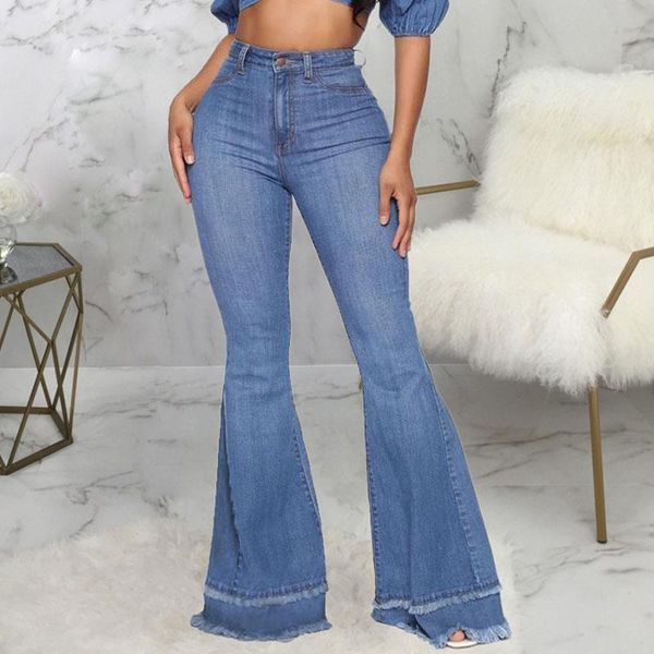 plus size high waist denim women jean retro flare pants wide leg trousers polyester lady casual bell bottoms pant female, Blue
plus size high waist denim women jean retro flare pants wide leg trousers polyester lady casual bell bottoms pant female, Blue