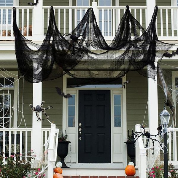 party decoration 76x198cm black creepy cloth for halloween window table door net spooky fancy dress decor gauze
party decoration 76x198cm black creepy cloth for halloween window table door net spooky fancy dress decor gauze