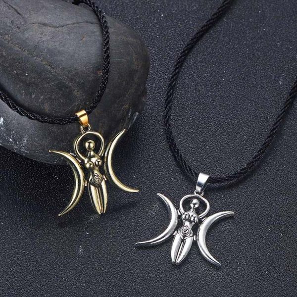 chains triple moon goddess necklace ladies pendant pagan jewelry fertility witchcraft viking gift, Silver
chains triple moon goddess necklace ladies pendant pagan jewelry fertility witchcraft viking gift, Silver