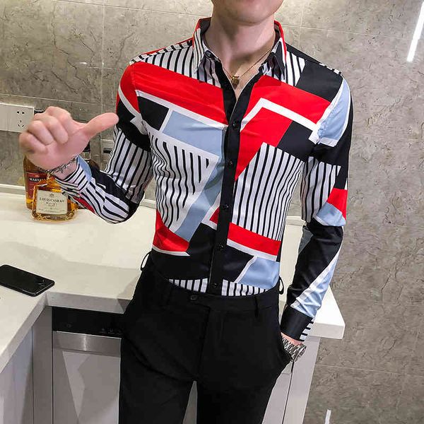 t shirts british style autumn striped fashion men's clothes 2021 long sleeve shirt simple formal business wear homme blouse p5k8, White;black
t shirts british style autumn striped fashion men's clothes 2021 long sleeve shirt simple formal business wear homme blouse p5k8, White;black