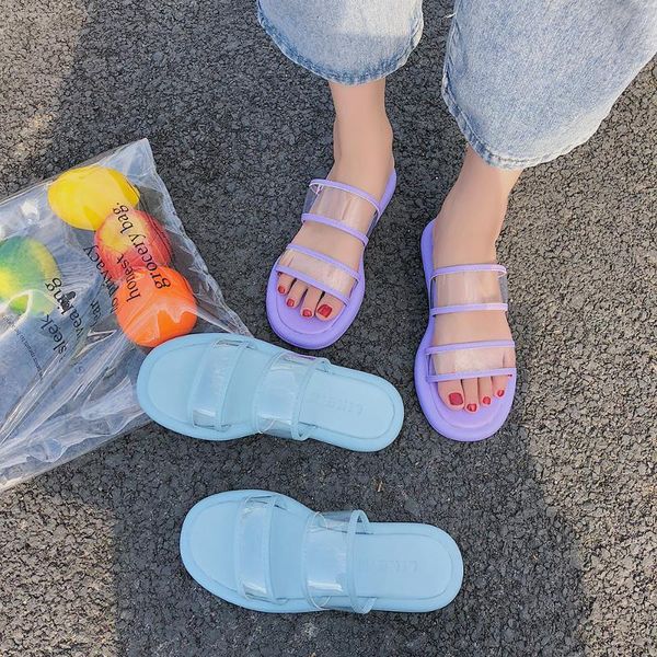 summer women transparent purple flip flop brand girls outdoor beach soft roman shoes designer casual open toed slip on slippers, Black
summer women transparent purple flip flop brand girls outdoor beach soft roman shoes designer casual open toed slip on slippers, Black