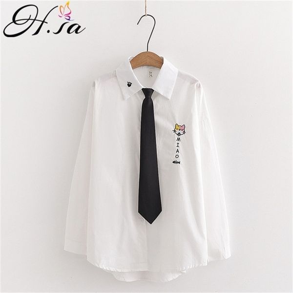 hsa casual blouse for women bow tie chic harajuku solid white shirts long spring loose female checked shirt cute 210430
hsa casual blouse for women bow tie chic harajuku solid white shirts long spring loose female checked shirt cute 210430