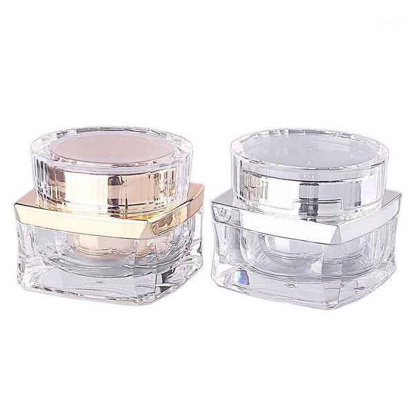 storage bottles & jars 10pcs 15ml upscale empty acrylic cosmetic face cream lotion eye sample pot with screw lid and pp liner
storage bottles & jars 10pcs 15ml upscale empty acrylic cosmetic face cream lotion eye sample pot with screw lid and pp liner