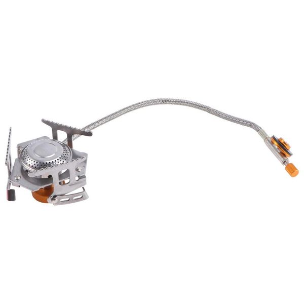 outdoor pads folding stove gas burner camping hiking picnic bbq tank