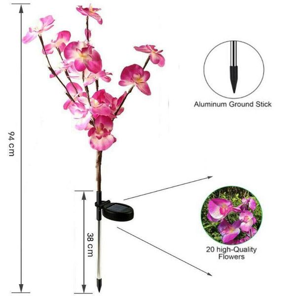 decorative flowers & wreaths solar phalaenopsis branch light 20 led carefull warm decorations white garden
decorative flowers & wreaths solar phalaenopsis branch light 20 led carefull warm decorations white garden