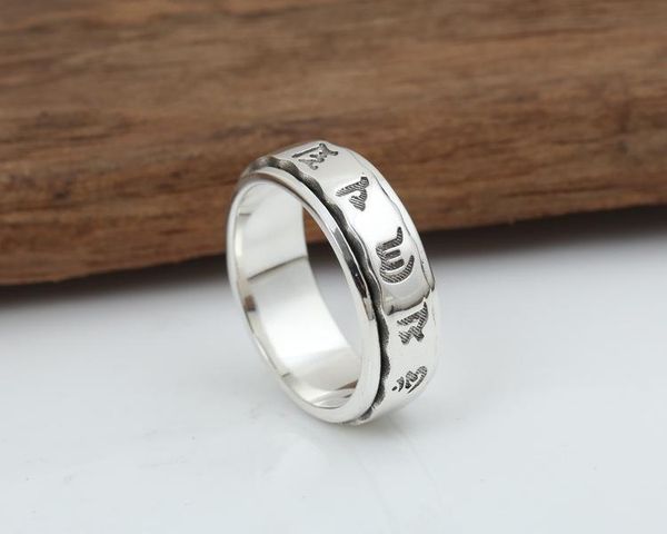 cluster rings 925 sterling silver om mani padme hum rotate ring jewelry men gift a5762, Golden;silver
cluster rings 925 sterling silver om mani padme hum rotate ring jewelry men gift a5762, Golden;silver