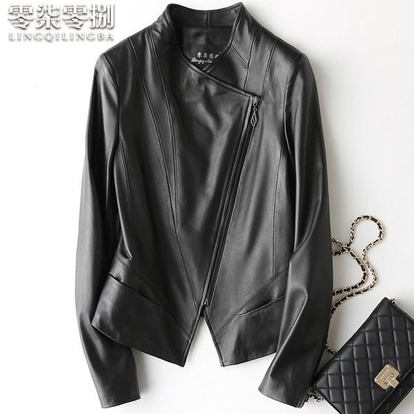 2007-08-2021 spring dress leather clothes women's short motorcycle jacket sheepskin slim fit coat jackets, Black;brown
2007-08-2021 spring dress leather clothes women's short motorcycle jacket sheepskin slim fit coat jackets, Black;brown