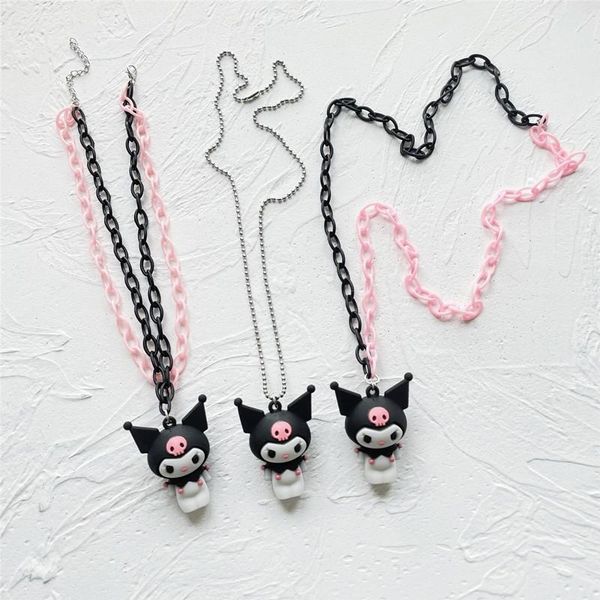 pendant necklaces cute cartoon style fashion cool tie pink black chain two circles necklace resin material kawaii punk rock y2k jewelry, Silver
pendant necklaces cute cartoon style fashion cool tie pink black chain two circles necklace resin material kawaii punk rock y2k jewelry, Silver