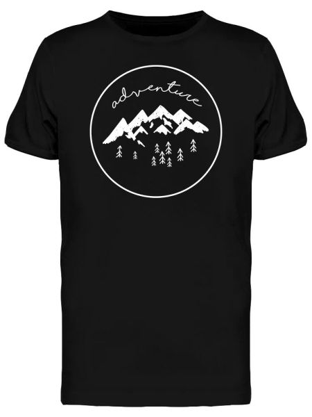 Mountain Portrait Men's Tee -Image by Shutterstock, White;black