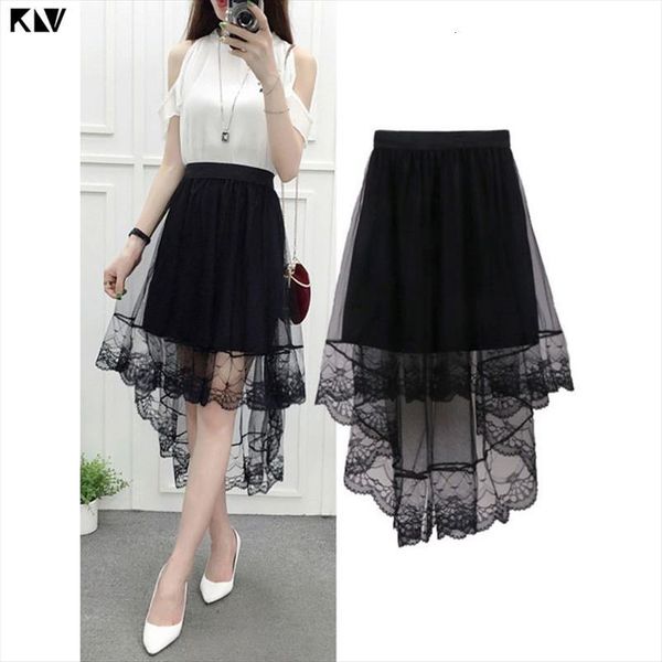 summer high waist layered womens skirts sheer mesh swallowtail midi long asymmetric scalloped lace hem pleated party, Black
summer high waist layered womens skirts sheer mesh swallowtail midi long asymmetric scalloped lace hem pleated party, Black