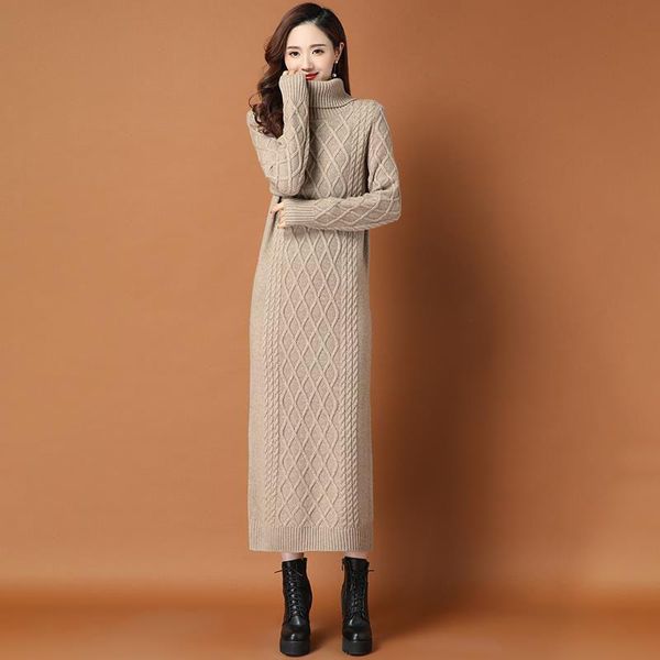 casual dresses autumn winter long turtleneck sweater dress women temperament slim knitwear fashion korean warm dress0220, Black;gray
casual dresses autumn winter long turtleneck sweater dress women temperament slim knitwear fashion korean warm dress0220, Black;gray