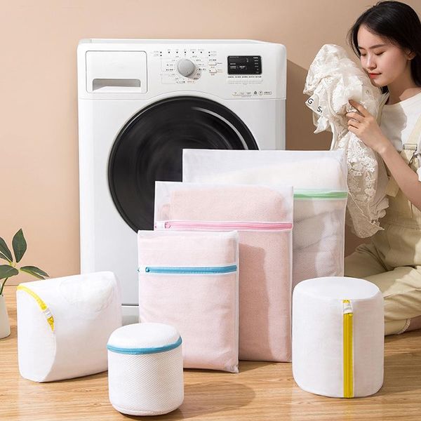 laundry bags 6pcs thicken mesh wash bag with zipper strong wear-resistant water permeable prevent cloth from deforming for underwear 2021ing
laundry bags 6pcs thicken mesh wash bag with zipper strong wear-resistant water permeable prevent cloth from deforming for underwear 2021ing