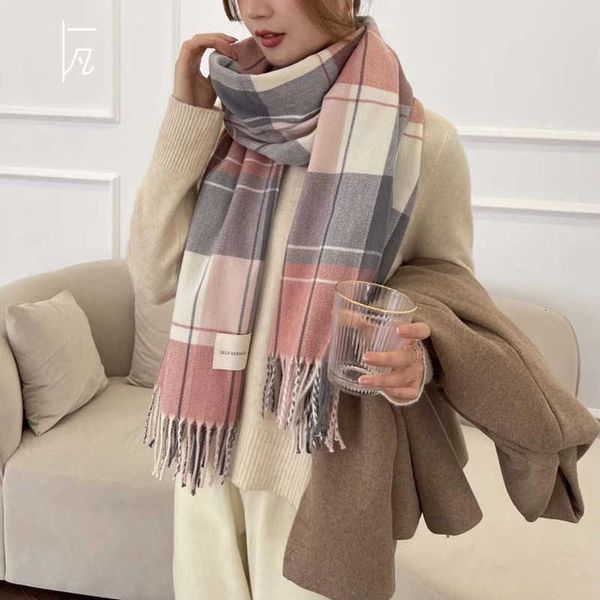 neutral casual shawl korean college style autumn and winter color matching pastoral plaid scarf, Blue;gray
neutral casual shawl korean college style autumn and winter color matching pastoral plaid scarf, Blue;gray