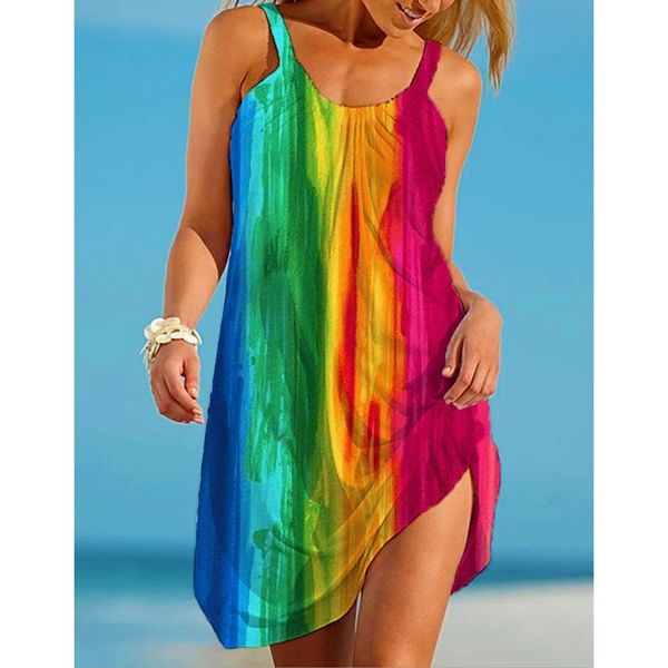 gorgeous long-sleeved round neck strap new style 3d printing loose summer beach seabed animal ocs sling sleeveless casual dress, Black;gray
gorgeous long-sleeved round neck strap new style 3d printing loose summer beach seabed animal ocs sling sleeveless casual dress, Black;gray