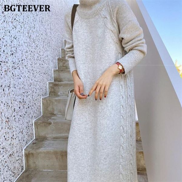 bgteever turtleneck full sleeve oversized knit dress female 2021 winter vestidos casual thick twisted women long sweater dress, Black;gray
bgteever turtleneck full sleeve oversized knit dress female 2021 winter vestidos casual thick twisted women long sweater dress, Black;gray