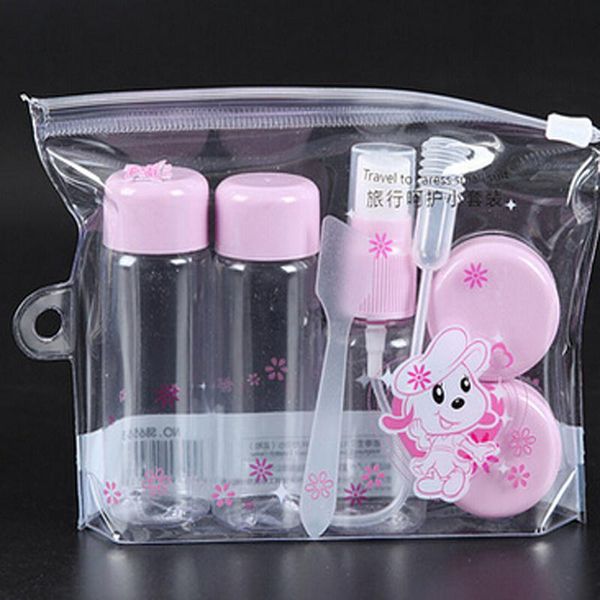 travel cosmetics refillable bottle set press-type makeup sub cream spray nozzle empty storage bottles & jars
travel cosmetics refillable bottle set press-type makeup sub cream spray nozzle empty storage bottles & jars