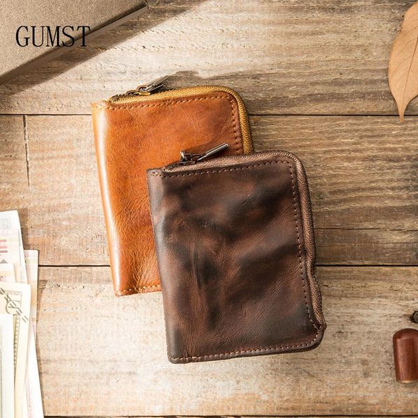 wallets 100% genuine leather wallet for men women short vintage handmade double zipper male purse with card holder coin pocket, Red;black
wallets 100% genuine leather wallet for men women short vintage handmade double zipper male purse with card holder coin pocket, Red;black