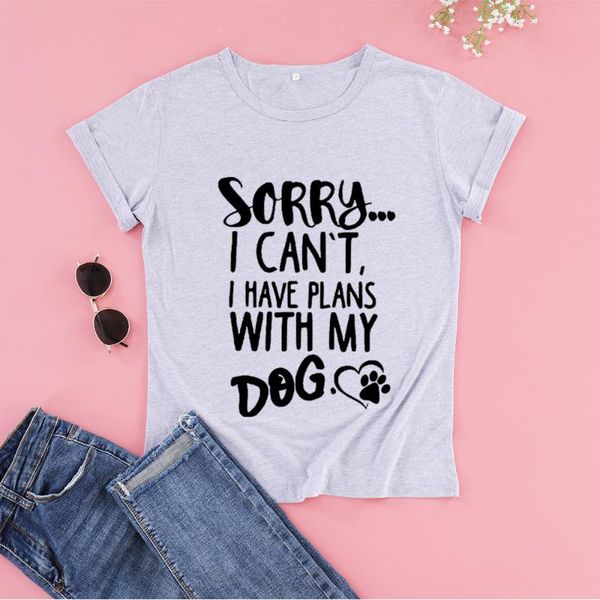 women's t-shirt kaixiaz sorry i cant have plans with my dog mom mama tshirt women cotton letter print short sleeve shirt girl top, White
women's t-shirt kaixiaz sorry i cant have plans with my dog mom mama tshirt women cotton letter print short sleeve shirt girl top, White