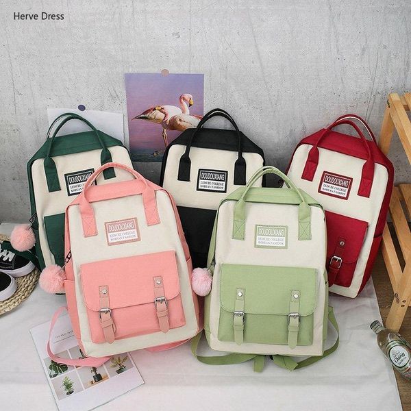 trend schoolbags casual teenager girl school bag fashion cute women backpack canvas anti-theft shoulder female bags
trend schoolbags casual teenager girl school bag fashion cute women backpack canvas anti-theft shoulder female bags