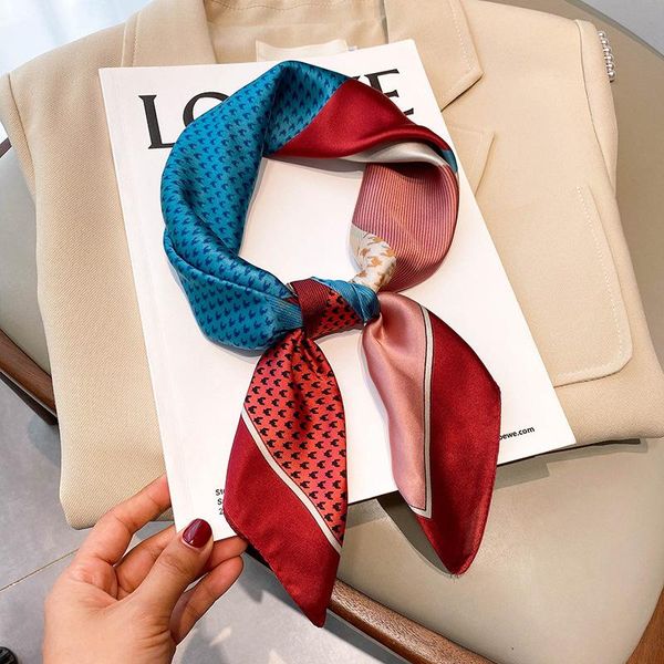 scarves 70*70cm square silk feeling scarf spain fashion women luxury patchwork dot head skinny hair tie band small wrap shawls, Blue;gray
scarves 70*70cm square silk feeling scarf spain fashion women luxury patchwork dot head skinny hair tie band small wrap shawls, Blue;gray