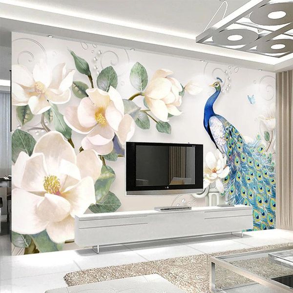 wallpapers custom wallpaper 3d stereo flowers peacock po wall murals living room tv sofa study home decor painting pvc stickers
wallpapers custom wallpaper 3d stereo flowers peacock po wall murals living room tv sofa study home decor painting pvc stickers