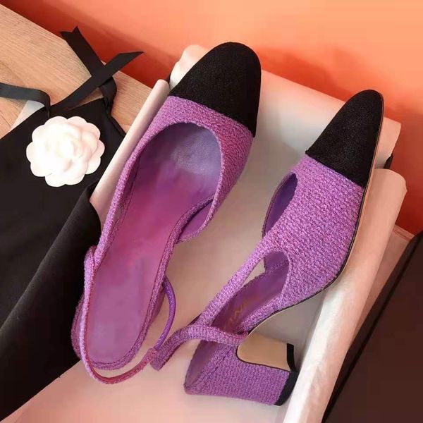 2021 luxury dress love women's sandals black and white 35-40 size contains boxes