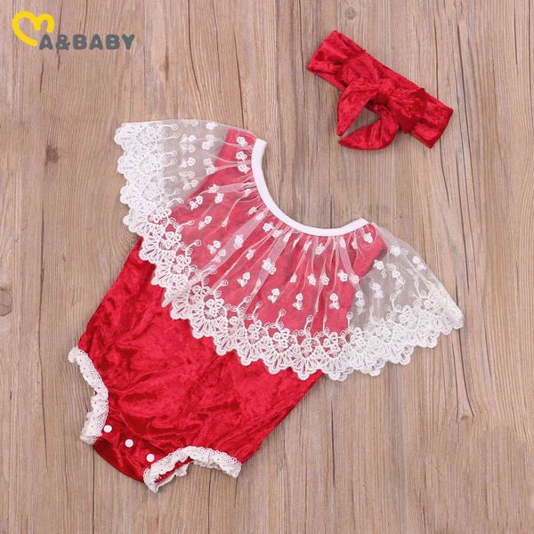 0-24m christmas born infant baby girls red romper princess lace ruffles velvet jumpsuit sleeveless clothes 210515, Blue
0-24m christmas born infant baby girls red romper princess lace ruffles velvet jumpsuit sleeveless clothes 210515, Blue