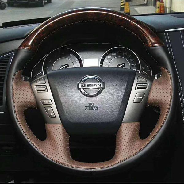 for nissan teana / x-trail /bluebird sylphy/ qashqai tiida diy custom leather imitation peach wood car steering wheel cover
for nissan teana / x-trail /bluebird sylphy/ qashqai tiida diy custom leather imitation peach wood car steering wheel cover