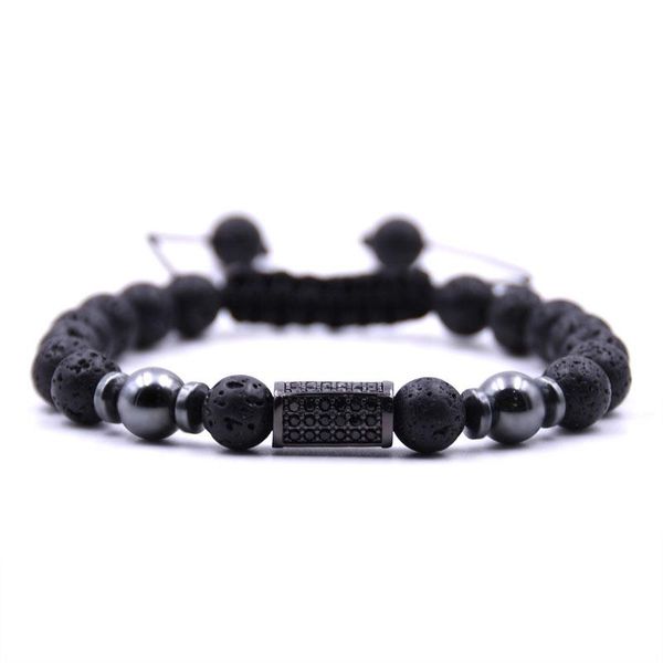 kang hua 2021 personality 5 color 8mm stone manual weaving bracelet pave cz black cuboid bracelets for men&women jewelry gifts beaded, stran
kang hua 2021 personality 5 color 8mm stone manual weaving bracelet pave cz black cuboid bracelets for men&women jewelry gifts beaded, stran