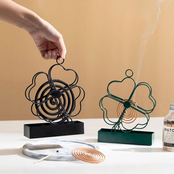 other home decor wrought iron mosquito coil holder tray incense burner repellent incenses rack plate decoration
other home decor wrought iron mosquito coil holder tray incense burner repellent incenses rack plate decoration