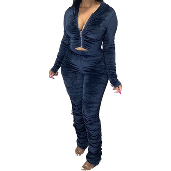 woman pleated korean velvet tracksuits fashion zipper hooded short trousers outfits designer female fall jogger velvets two piece sets, Gray
woman pleated korean velvet tracksuits fashion zipper hooded short trousers outfits designer female fall jogger velvets two piece sets, Gray
