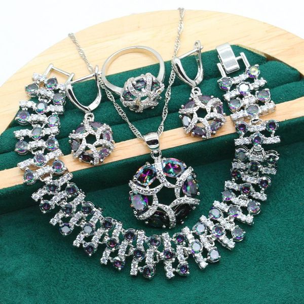 earrings & necklace bridal silver color jewelry set for women mysterious rainbow zircon bracelet pierced ring christmas gift dubai
earrings & necklace bridal silver color jewelry set for women mysterious rainbow zircon bracelet pierced ring christmas gift dubai
