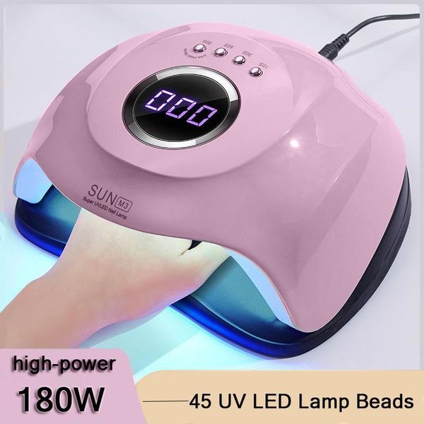 nail dryers yujia high-power 180w sun m3 lamp 45lamp beads ultraviolet used for drying gel polishing with sensor lcd display screen
nail dryers yujia high-power 180w sun m3 lamp 45lamp beads ultraviolet used for drying gel polishing with sensor lcd display screen