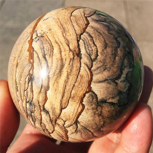 decorative objects & figurines 1pcs rare natural yellow earth fossil crystal ball hand polished reiki stone carving crafts wholesale beautif
decorative objects & figurines 1pcs rare natural yellow earth fossil crystal ball hand polished reiki stone carving crafts wholesale beautif