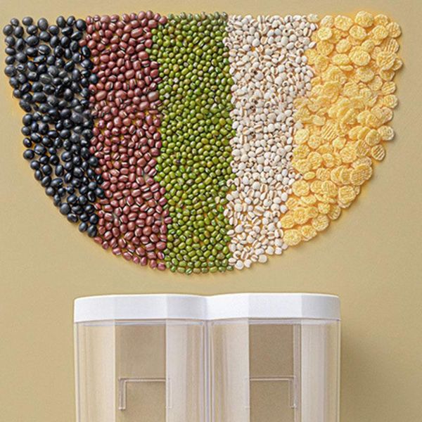 storage bottles & jars 2021 wall-mounted tank for multi-grains in the kitchen without perforation and sealing with lid
storage bottles & jars 2021 wall-mounted tank for multi-grains in the kitchen without perforation and sealing with lid