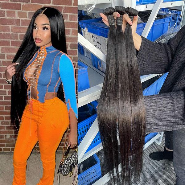 ever beauty 40inches long straight human hair bundles brazilian remy 100% extensions 3pcs/4pcs a lot bulks, Black
ever beauty 40inches long straight human hair bundles brazilian remy 100% extensions 3pcs/4pcs a lot bulks, Black