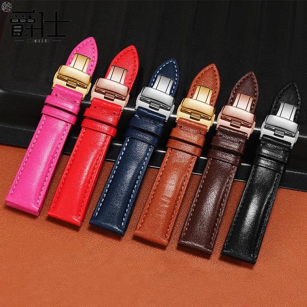 watch bands genuine leather strap 12 14 16 18 20 22 24mm black brown red wristband replacment for women's cow chain
watch bands genuine leather strap 12 14 16 18 20 22 24mm black brown red wristband replacment for women's cow chain