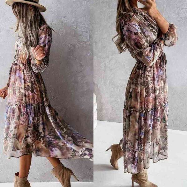 floral print v neck shirt dress women autumn long sleeve a line irregular ruffles dress ol lady vintage maxi dress 2021 new y1204, Black;gray
floral print v neck shirt dress women autumn long sleeve a line irregular ruffles dress ol lady vintage maxi dress 2021 new y1204, Black;gray